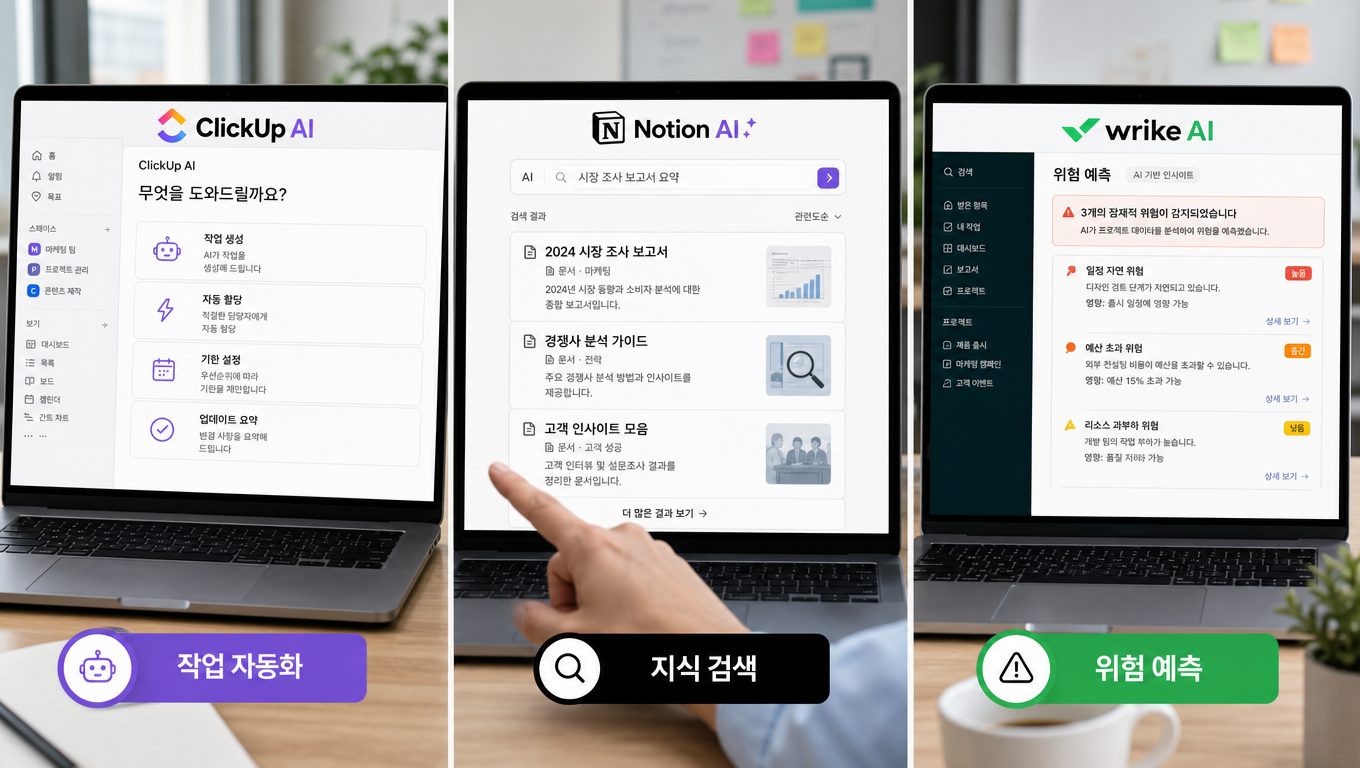 팀 프로젝트 관리 툴 AI 기능 선택 기준과 실제 차이