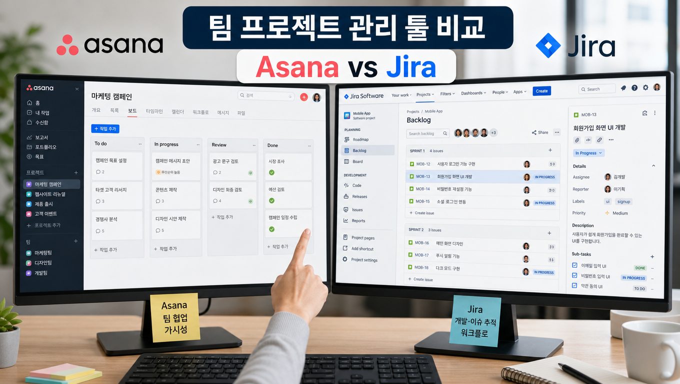팀 프로젝트 관리 툴 선택 기준과 실무 활용법