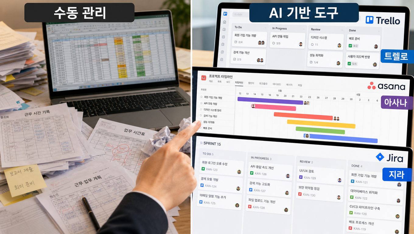프로젝트 진행률 관리에 AI 도구를 도입할 때 확인할 핵심 사항