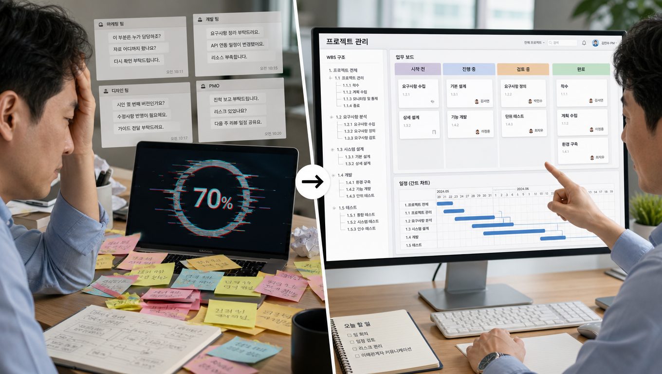 프로젝트 진행률 관리, 숫자 하나로 충분할까